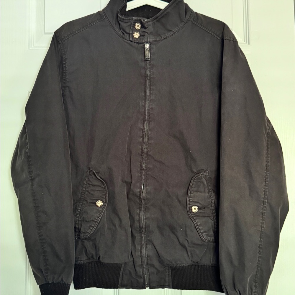 Men's Merdona Black Bomber Jacket Small